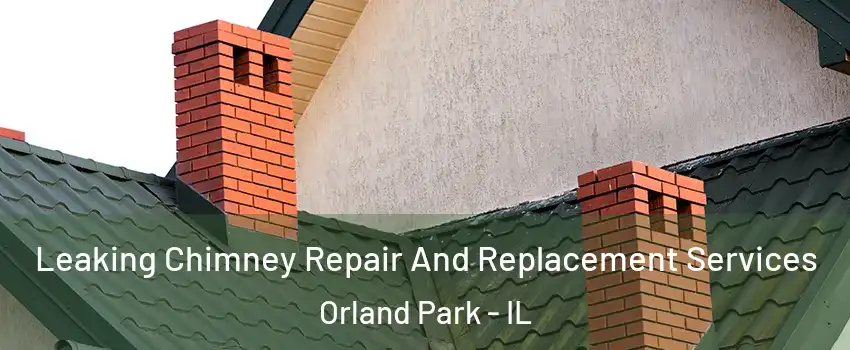 Leaking Chimney Repair And Replacement Services Orland Park - IL