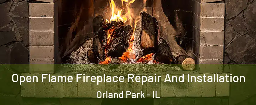  Open Flame Fireplace Repair And Installation Orland Park - IL